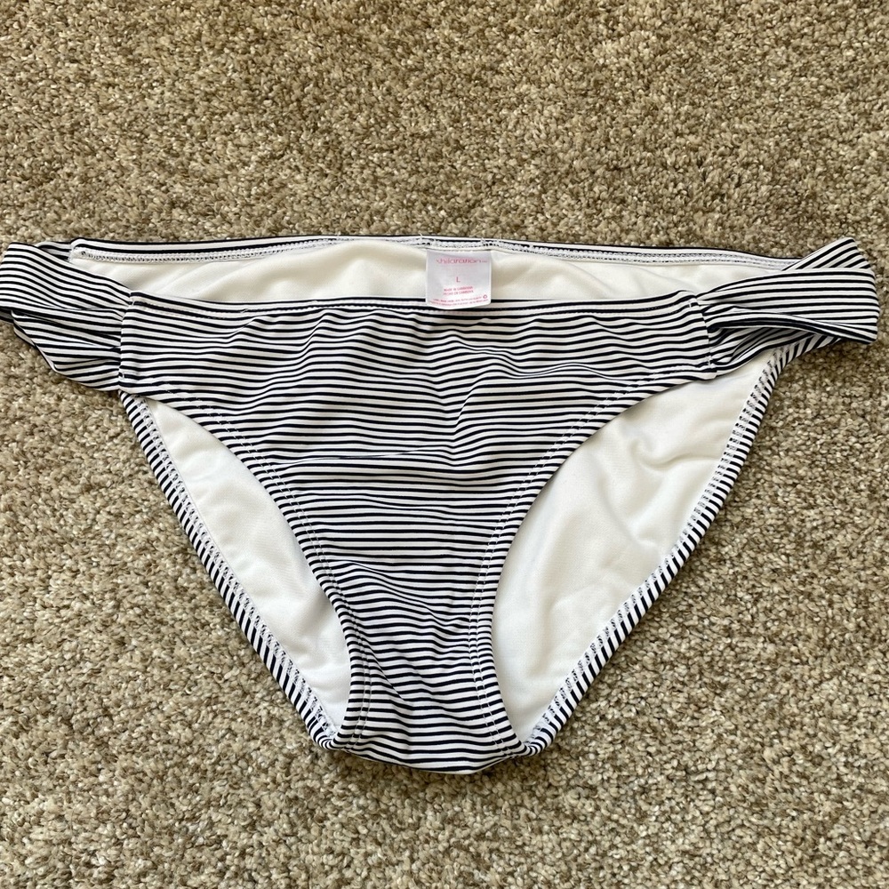 Xhilaration Striped Bikini Bottoms | #102